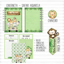 Arquivo Digital Livro Do Bebe E Caderneta Tema Safari Menino