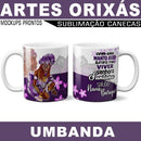 Pacote Artes Estampas Sublimação Canecas Umbanda Orixás