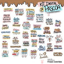 Estampas Png Pandoca Kit Digital Sublimação Páscoa