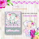 Arquivo Digital Caderneta De Vacina Elefante Rosa