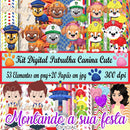 Kit Digital Patrulha Canina Cute