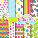 Kit Papel Digital Páscoa 96 Scrap