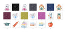 Kit Digital África Safari Aquarela 25a