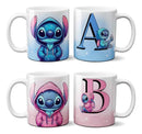 Estampas Sublimação Canecas Alfabeto Artes Stitch Mockups