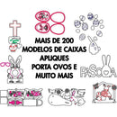 Kit Artes Pascoa 2022 Cnc Laser Router Corte Decorativo