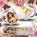 13 Artes Para Caneca Páscoa Princesas Em Corel