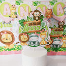 Arquivo Digital Kit Festas Safari Menina Studio Pdf