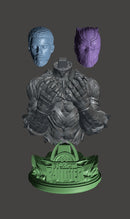Marvel Black Panther T'challa Bust Stl Obj Impresión 3d