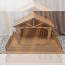 Vetor, Presépio Casinha, Cnc Laser