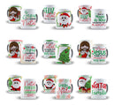 10 Artes Caneca Natal Cut Arquivos Em Pdf Editável