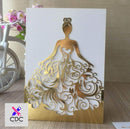 Arquivo Corte Convite 15 Anos Princesa Vestido Rendado