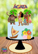 Arquivo De Corte Topo De Bolo Moana Jovem