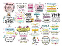 60 Arquivos Lettering Frases Incentivo Motivação E Fé Png