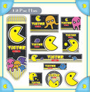 kit etiqueta escolar PAC MAN