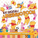 Kit Digital Ursinho Pooh