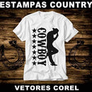 Estampas Country Rodeio Cavalo Sublimação Corel Mockups