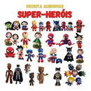 Amigurumi Crochê Combo Super-heróis Pdf