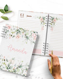 Arquivo Digital - Agenda Floral Rosa 2023 Com 1dpp E 2dpp