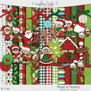 Natal Kit Digital Scrap Personalizado Digital Arquivo 19
