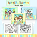 Arquivo Digital Livro De Colorir Cristão Menino