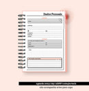 Arquivo Encadernação Agenda Planner Lettering Miolomeu