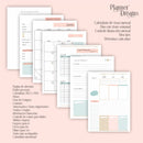 Combo Arquivos Encadernação Planner Capas Agendas