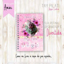 Arquivo Digital Caderneta De Vacina Floral Moldura