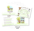 Arquivo Digital Livro Do Bebê Animais Da Floresta -9 Itens