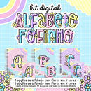 Kit Digital Alfabeto Fofinho Arquivo Png E Pdf