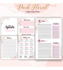 Agenda Floral Preto 2023 - Arquivo Digital