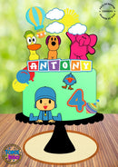Arquivo De Corte Topo De Bolo Pocoyo Camada