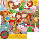 7 Kits Scrapbook Sitio Do Pica-pau Papel Digital Png + Brind