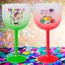 Estampas Taças Gin Carnaval Corel Png