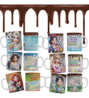 13 Artes Para Caneca Páscoa Princesas Em Corel