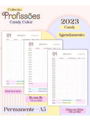Arquivo Digitai Lettering Candy Kit Profissões 70 Capas 2023