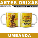 Pacote Artes Estampas Sublimação Canecas Umbanda Orixás
