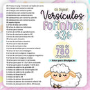 Arquivos Versículos Fofinhos 3 - Kit Digital + Mimos