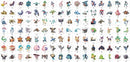 931 Pokémons - Para Imprimir, Silhouete Studio