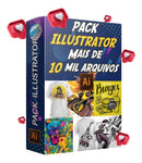 Pack Illustreitor Mais De 10mil Arquivos Editáveis+bônus
