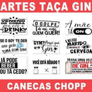 Estampas Taça Gin Copo Chopp Editáveis Canecas Sublimação