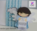 Arquivo Corte Silhouette Convite Batizado
