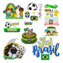 Arquivo Corte Topo De Bolo - Copa Do Mundo 25 Temas Combo