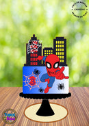 Arquivo De Corte Topo De Bolo Homen Aranha Camadas