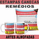 Estampas Remédios Almofadas Sublimação
