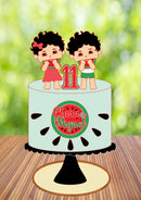 Topo De Bolo Melancia Menina E Menino - Arquivo Digital