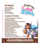 Arquivo De Corte Combo Páscoa Lilo Stitch Menino E Menina