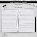 Arquivo Miolo Caderno A5 Pautado Básico 1
