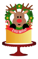 Arquivo De Corte Topo De Bolo Natal 67 Studio