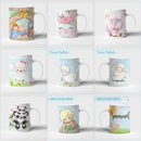 Artes Sublimação Caneca Infantil Criança Bebê Delicadas Cdr