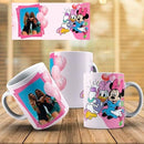 Estampas Canecas Aniversário Infantil Disney Editáveis Pdf